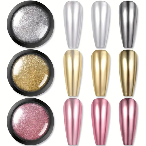 Chrome Powder 3-delad set